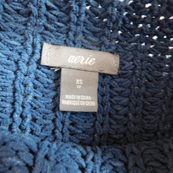 🦔🐾 Oversized Ribbed Blue Sweater - Picture 12 of 12